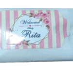 LINGETTE DE POCHE  HYDRO ALCOOLIQUE DE 10 PERSONNALISER